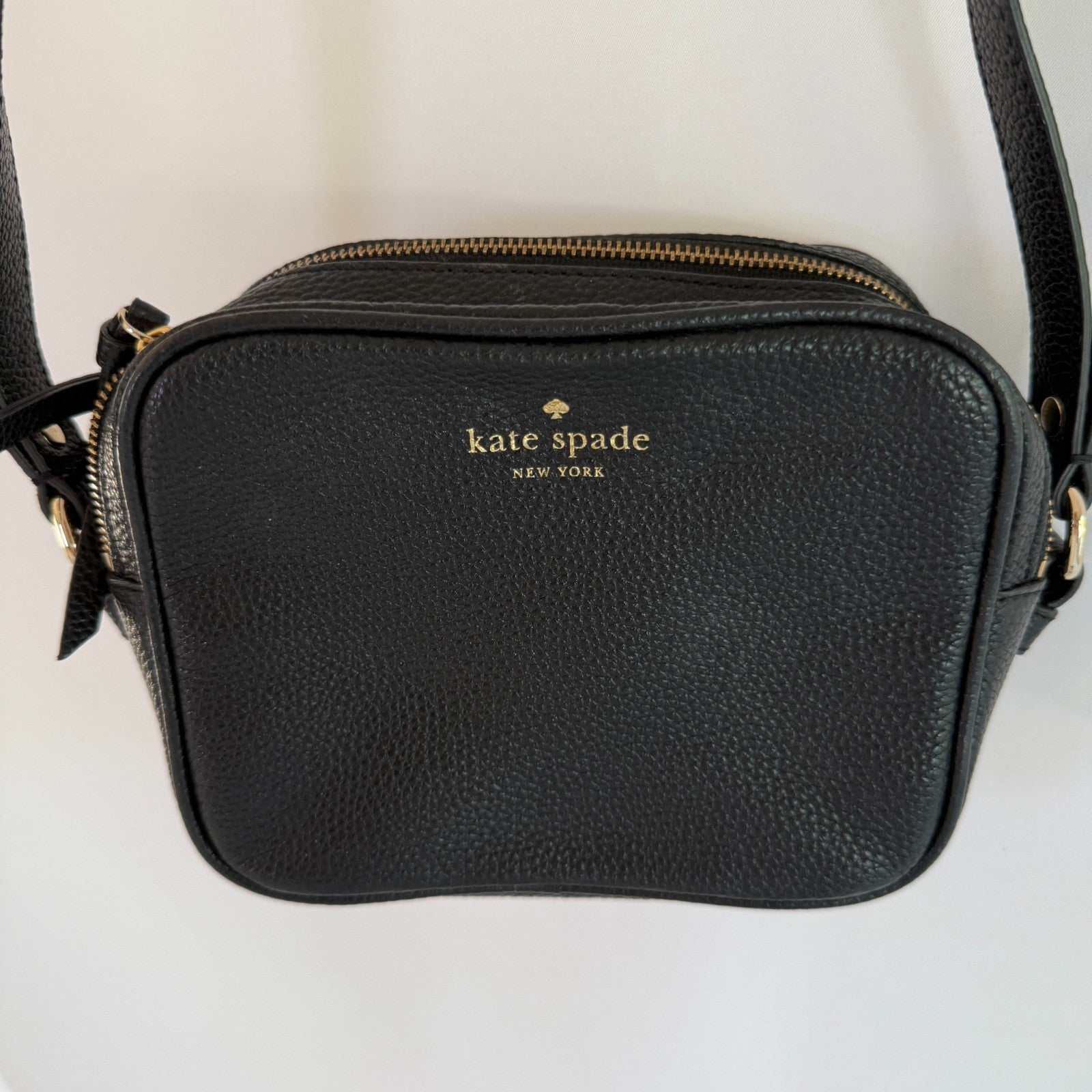 Kate Spade Staci Women's Crossbody Mini Camera Bag Leather - Black (WLR00686)