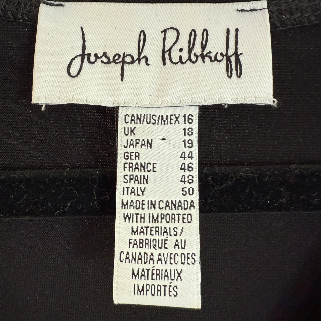 Joseph Ribkoff Black Tunic Size 16