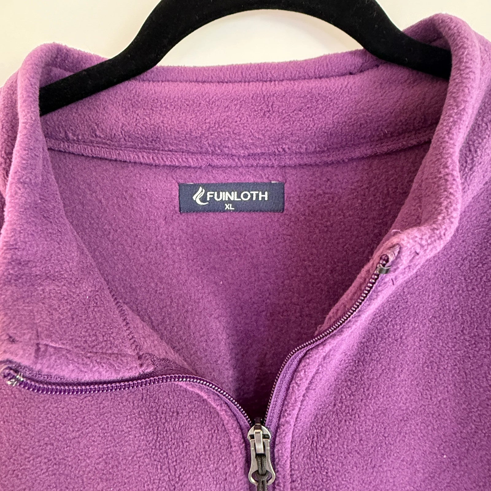 Purple Fleece Vest Size XL