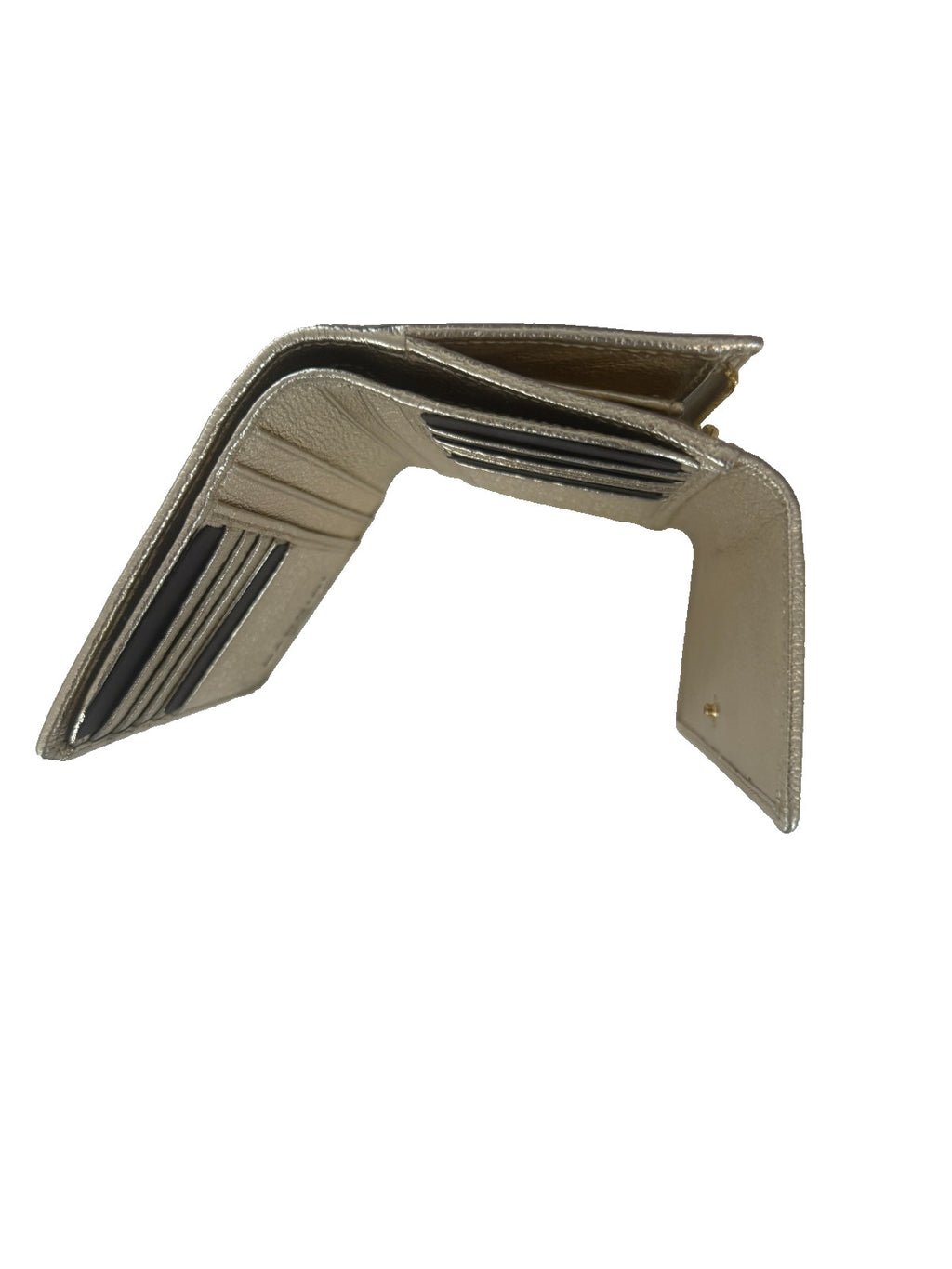 Brand New Gorgeous Nannini Italian Leather Ladies Gold Wallet