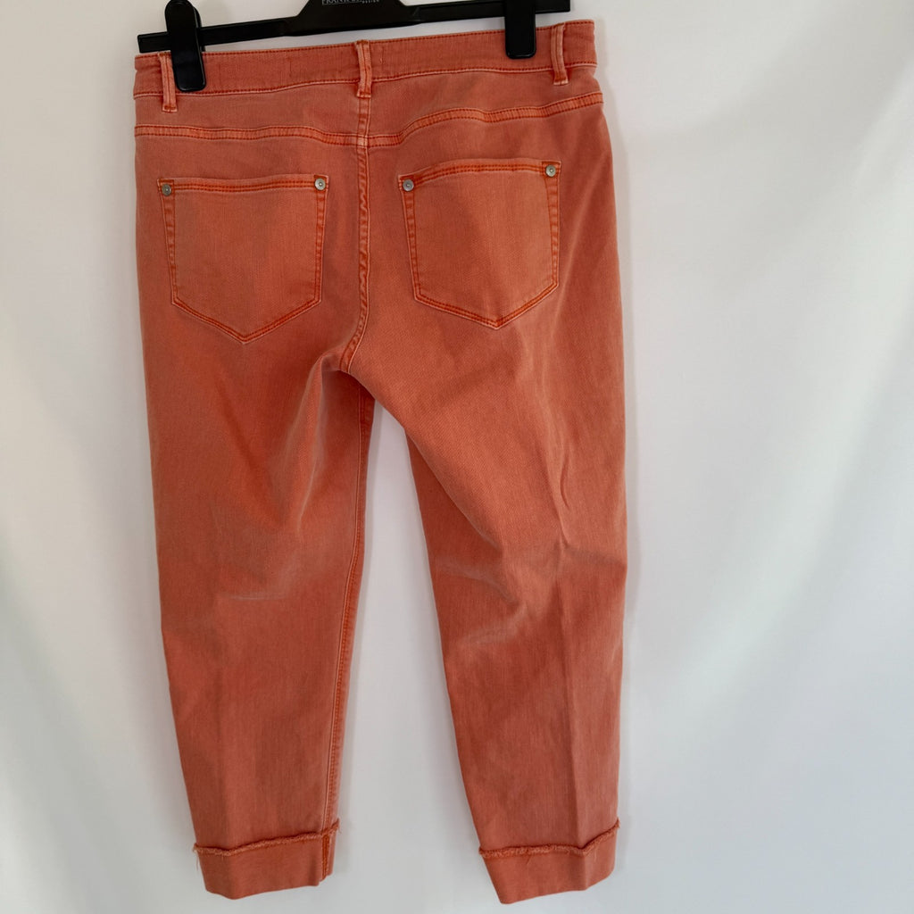 J.Jill Pure Jill Cropped  Denim Trousers in Apricot - Size 6