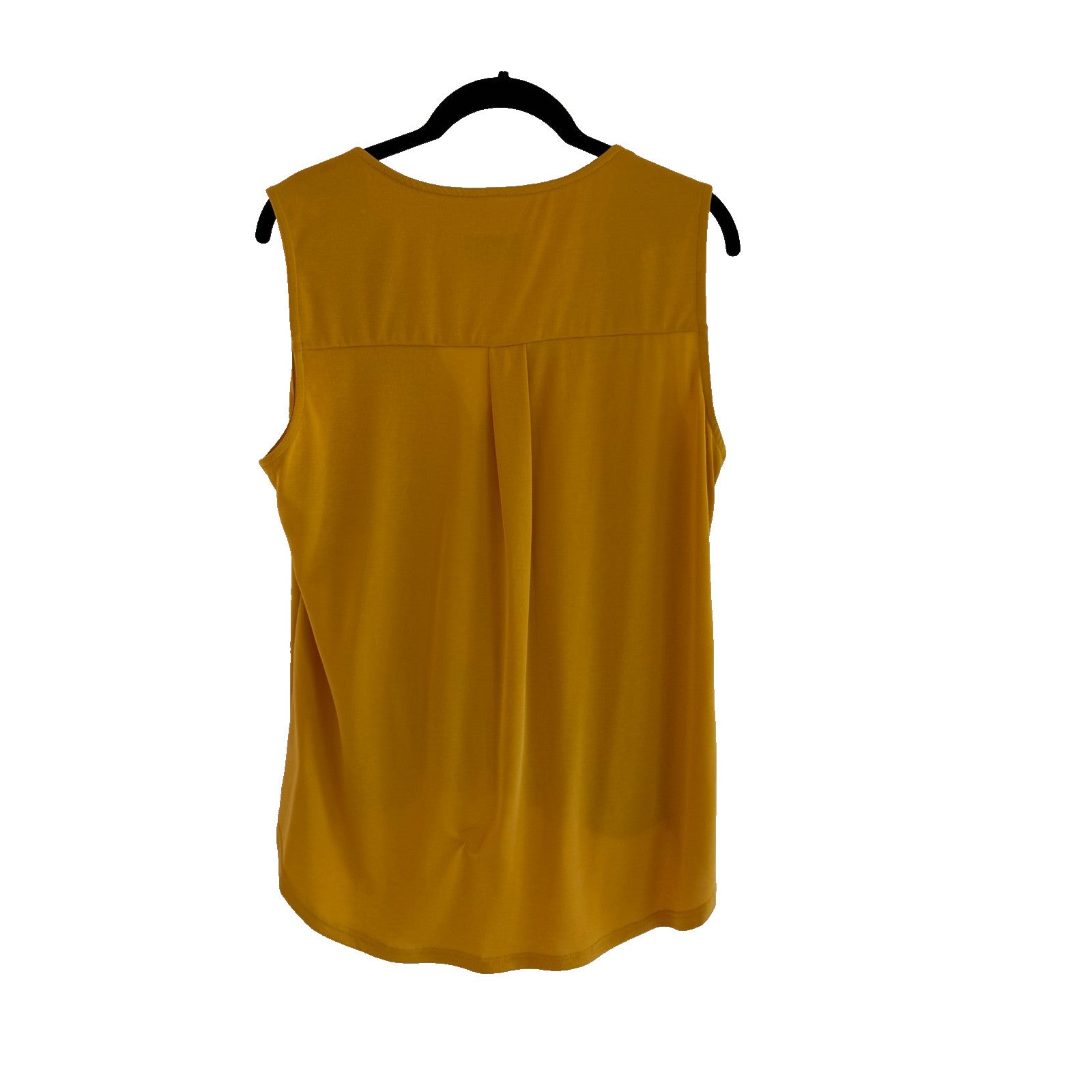 Veronica M Gold Everyday Cupro Supplice Tank Top Size M