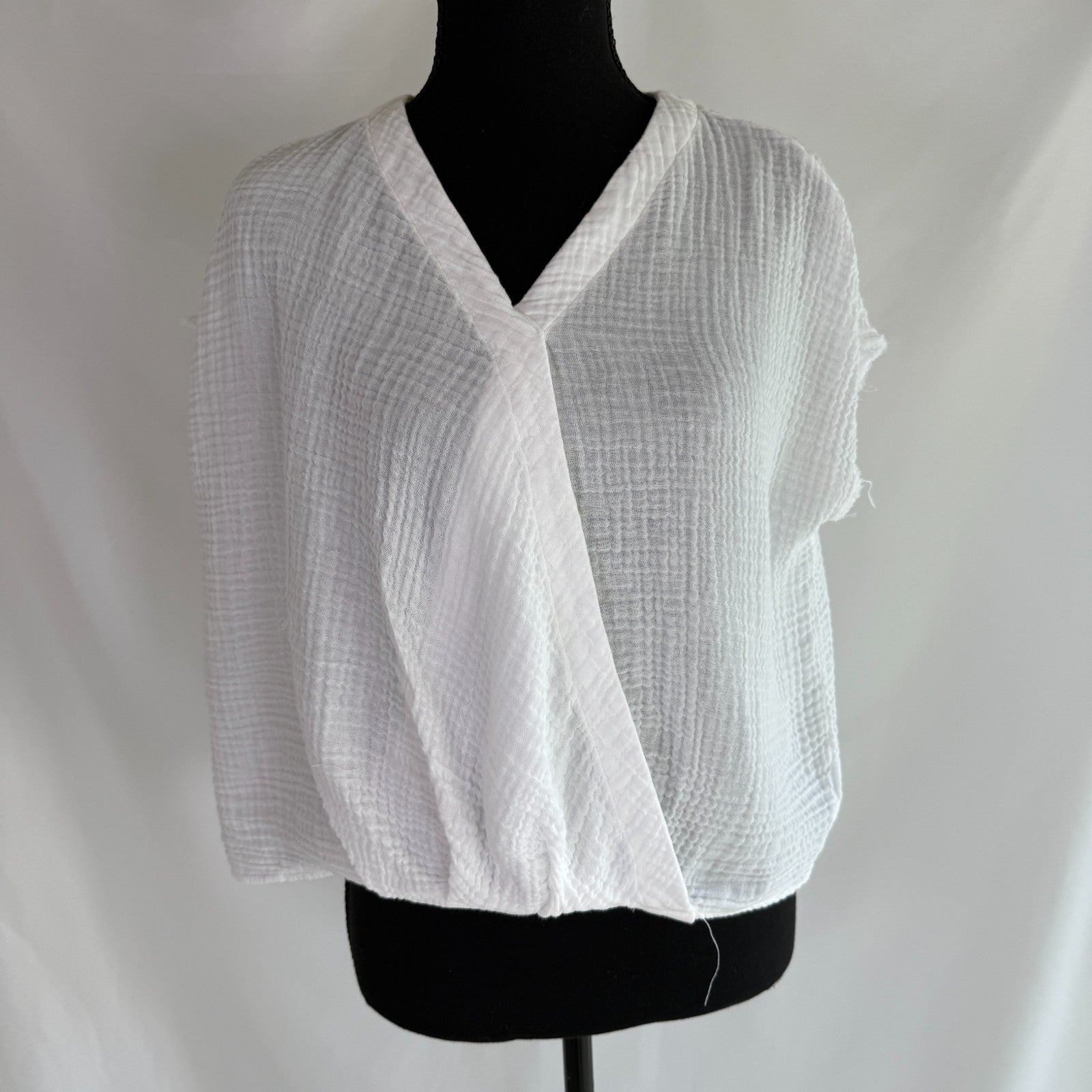 Michael Stars White Supplice Tee Size L