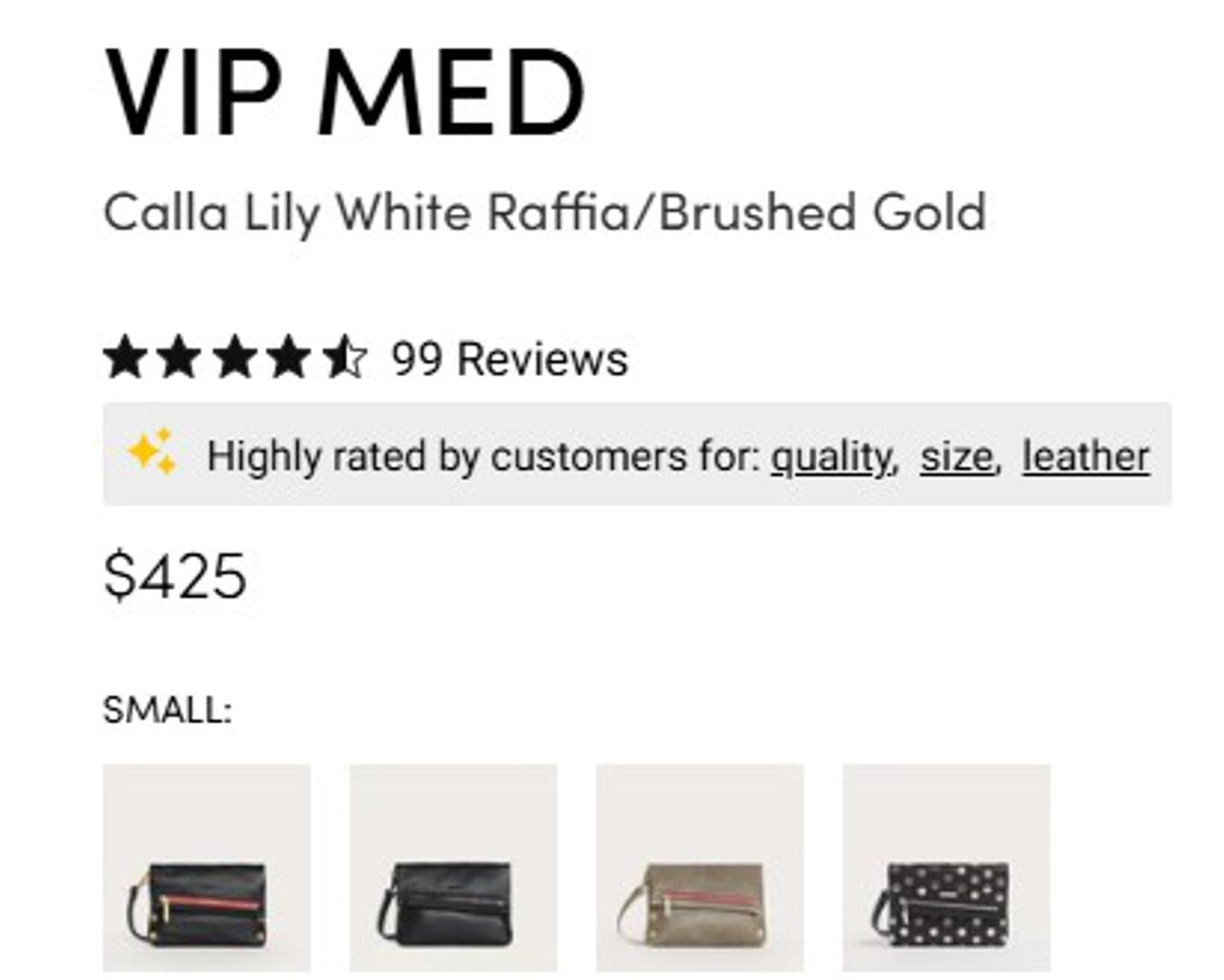 Hammitt Calla Lily Raffia/Brushed Gold Crossbody Bag