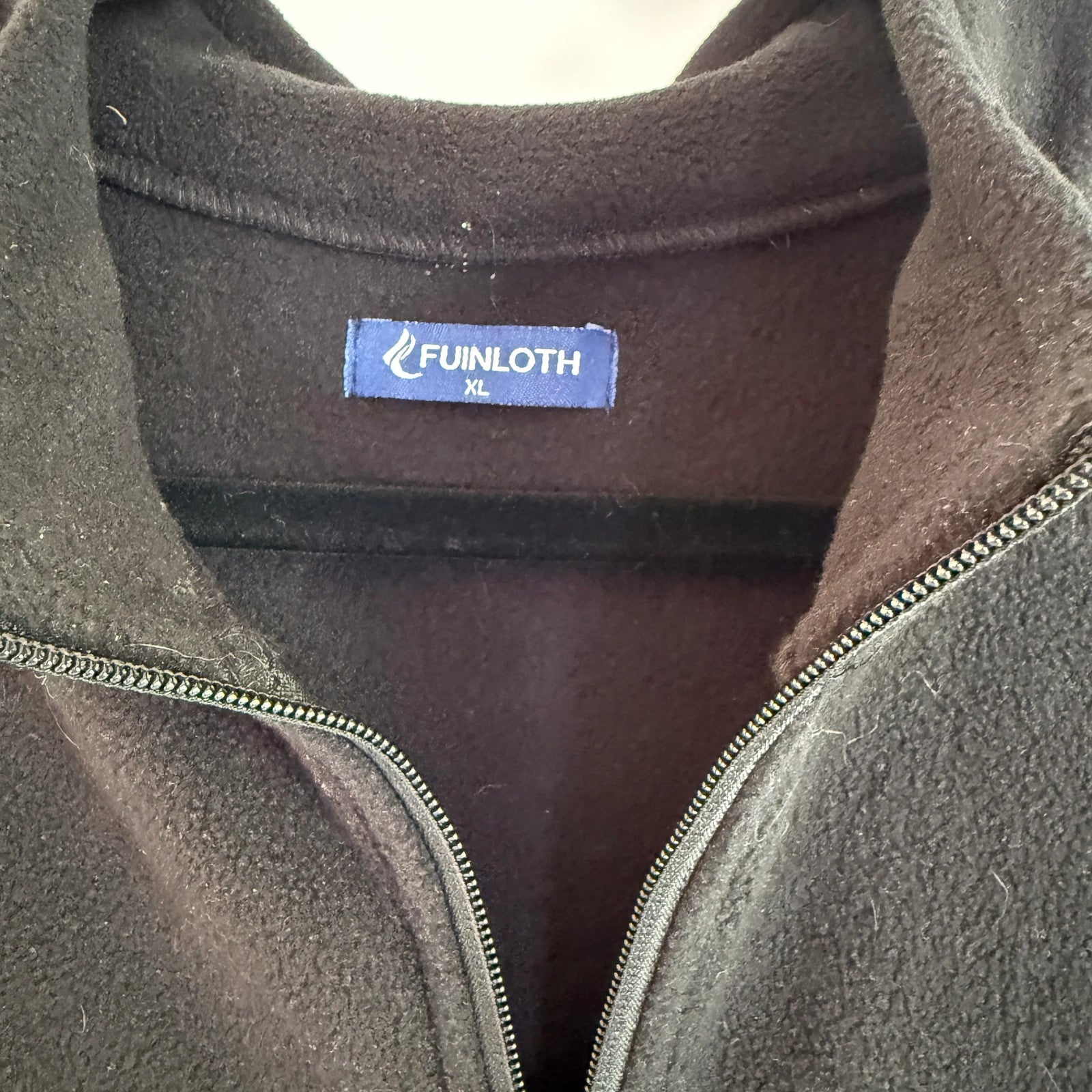 Black Fuinloft Fleece Vest Size XL