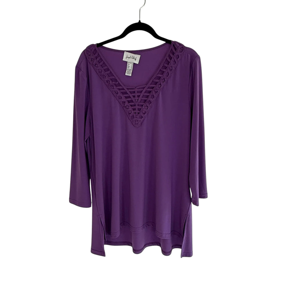 Joseph Ribkoff Bright Purple Tunic Size 14