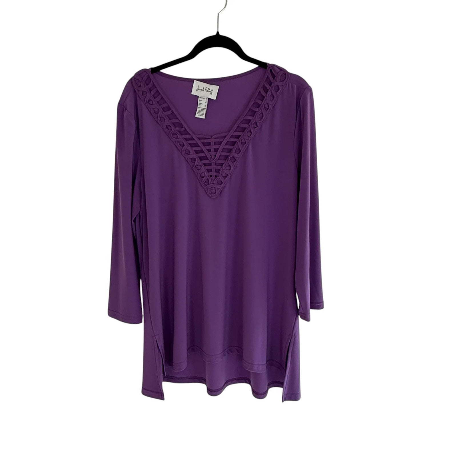 Joseph Ribkoff Bright Purple Tunic Size 14
