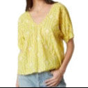 Velvet by Graham and Spencer Flutter Sleeve Top Size L