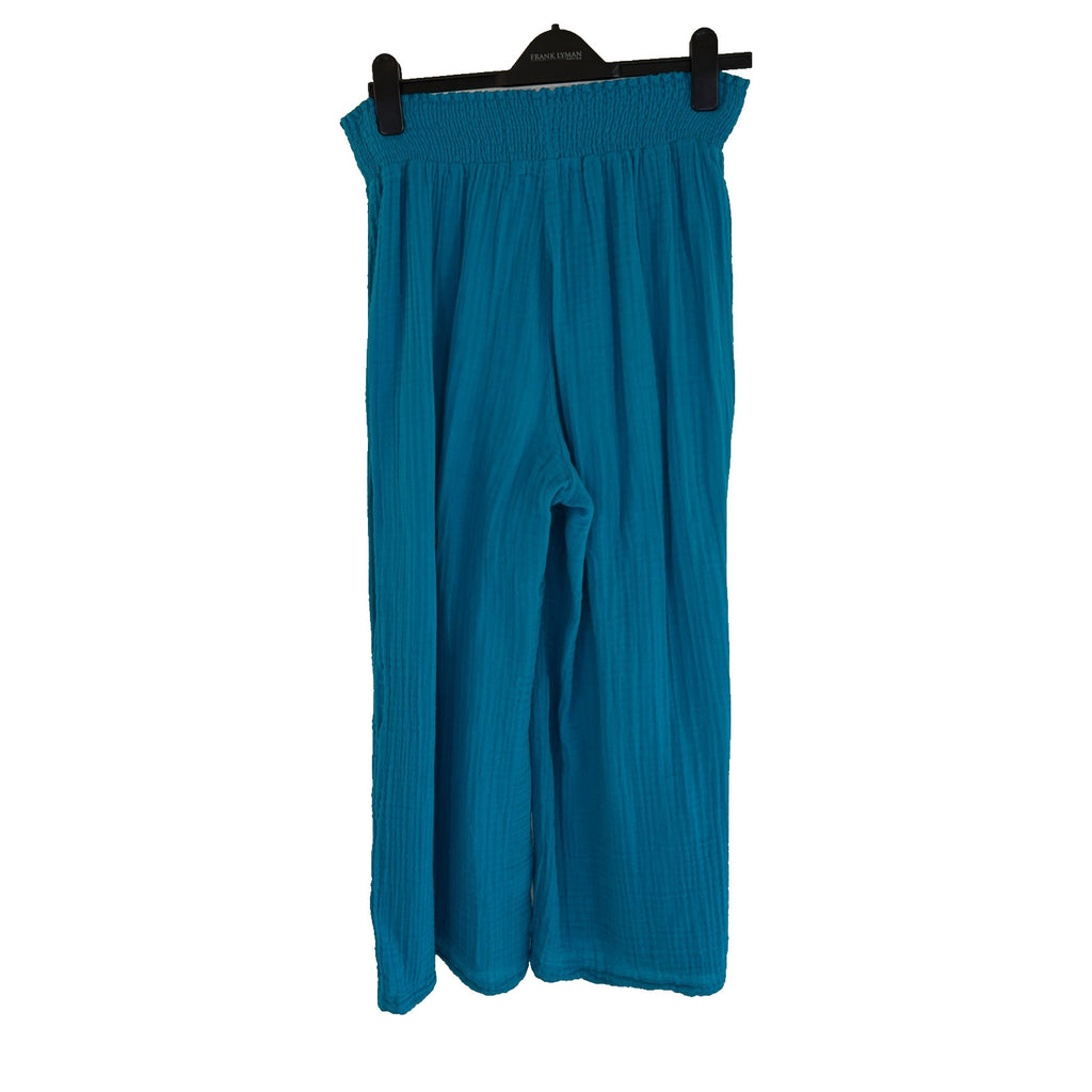 New Blue Michael Stars Gauze Crop Pants Size L
