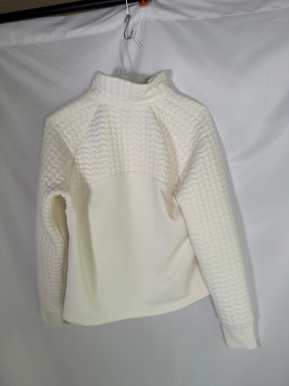 Women's Avia Off White Quilted Half Zip Size L
