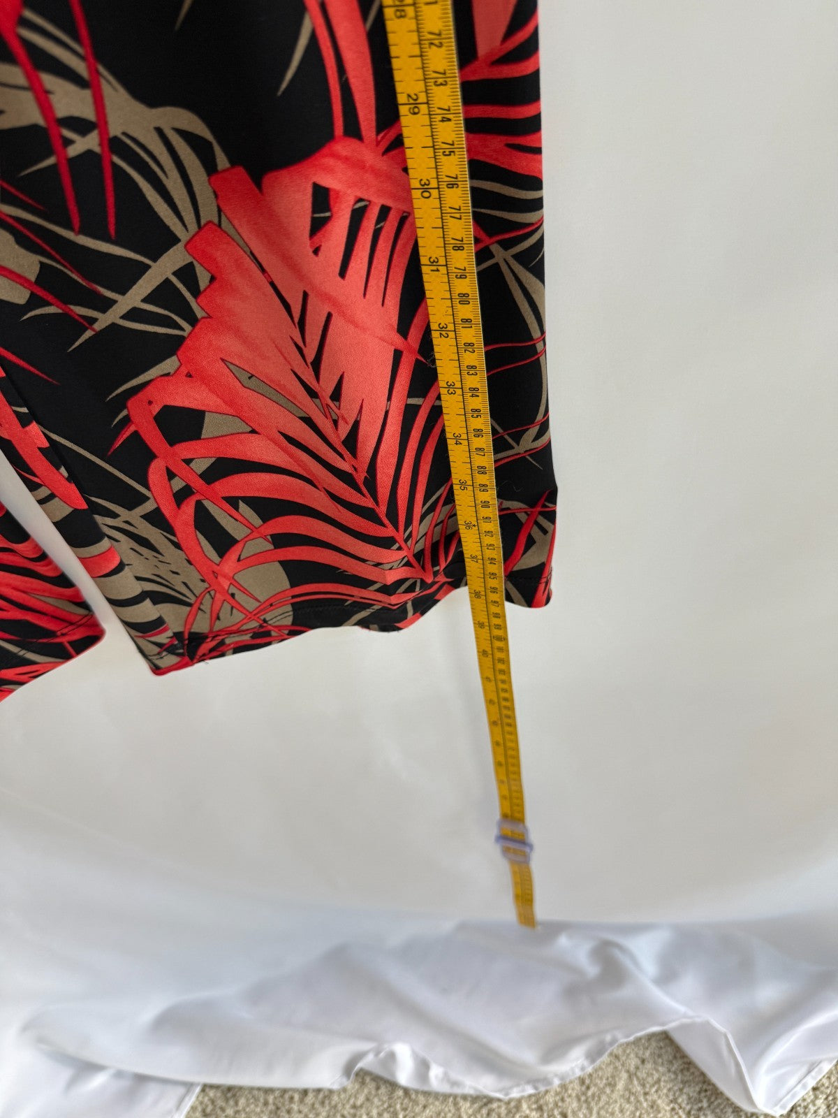 Frank Lyman Tropical Print Pull On Pants Size 6