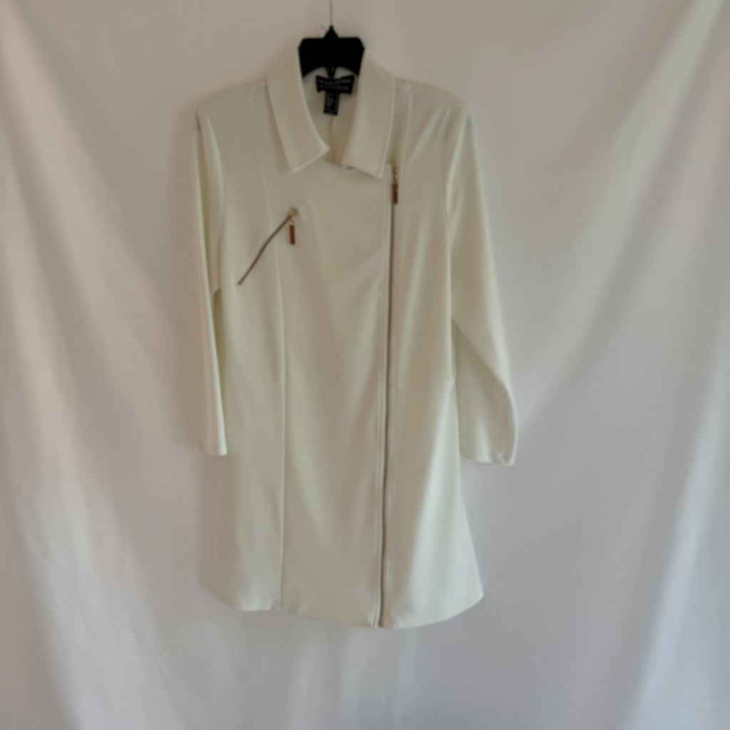 Very Smart Frank Lyman Zippered Jacket/Tunic Size Size 14