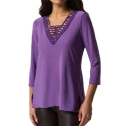 Joseph Ribkoff Bright Purple Tunic Size 14