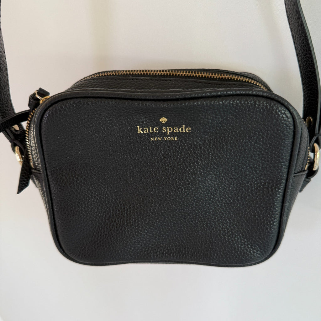 Kate Spade Staci Women's Crossbody Mini Camera Bag Leather - Black (WLR00686)