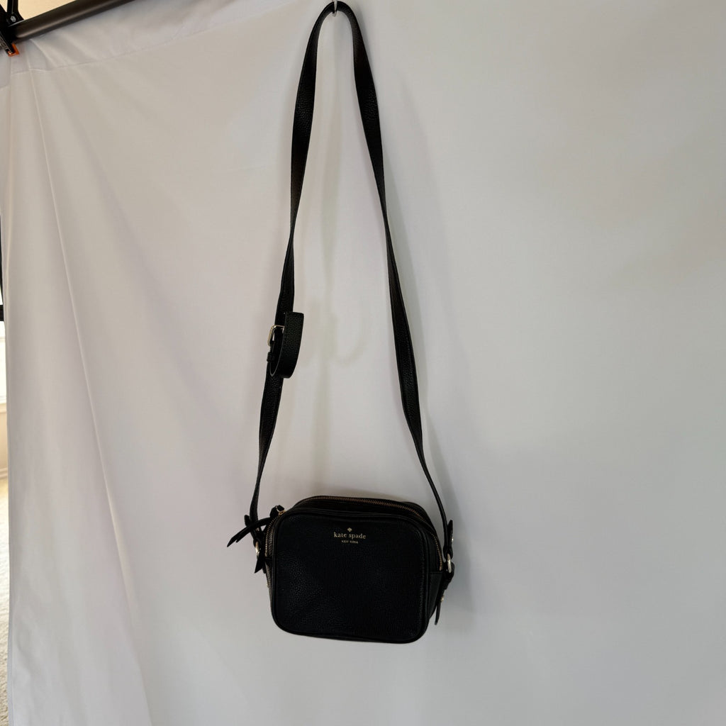 Kate Spade Staci Women's Crossbody Mini Camera Bag Leather - Black (WLR00686)