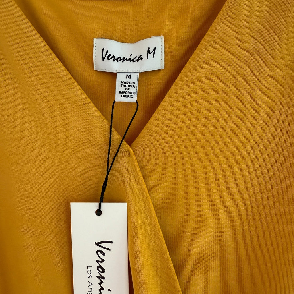 Veronica M Gold Everyday Cupro Supplice Tank Top Size M