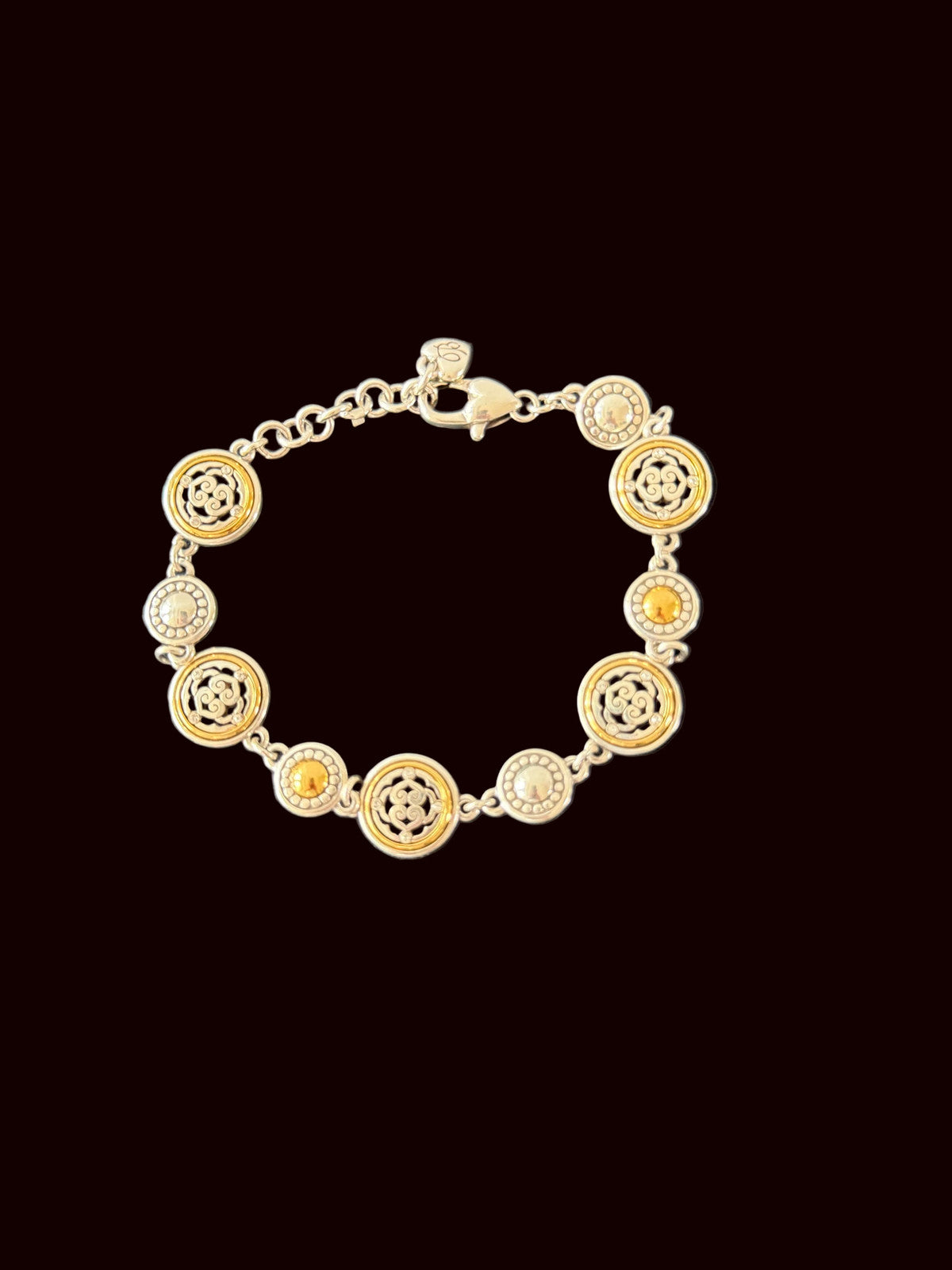 Brighton Ferrara Two Tone Bracelet Silver and Gold