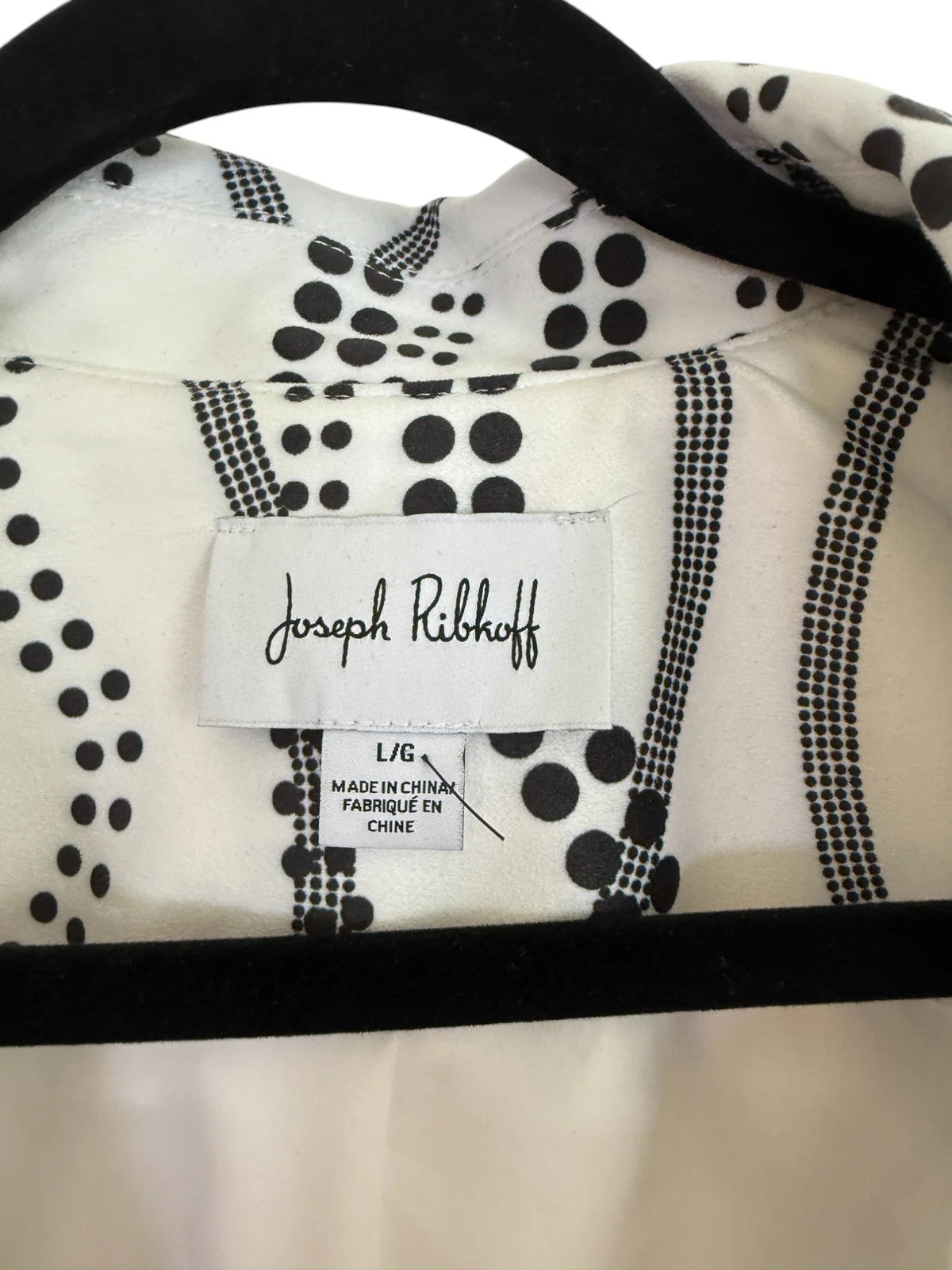 Joseph Ribkoff Black and White Jacket Size L