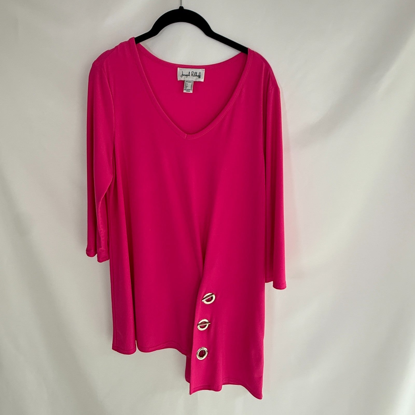 Joseph Ribkoff Hyper Pink Tunic Size 12
