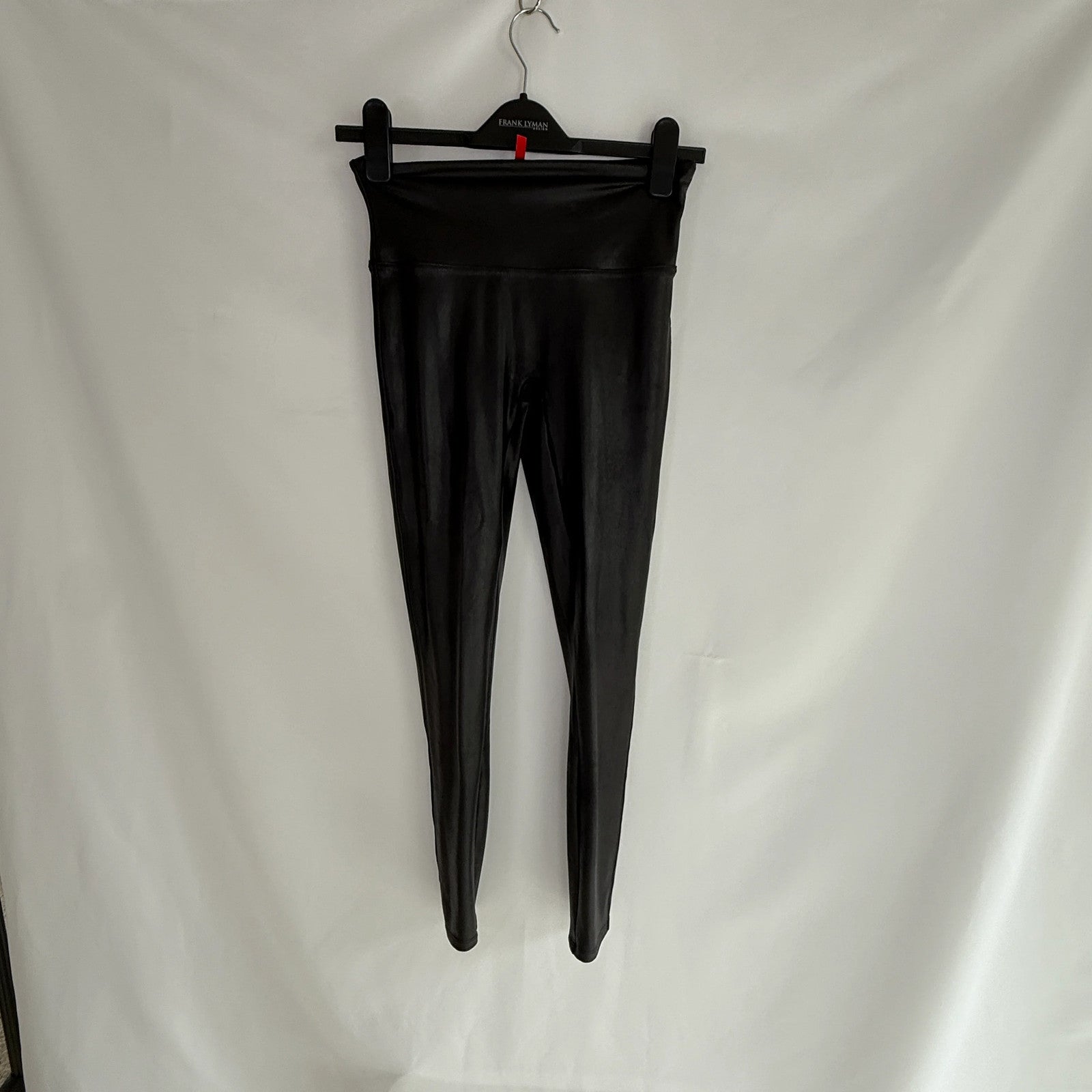 Spanx Faux Leather Brown Leggings Size M
