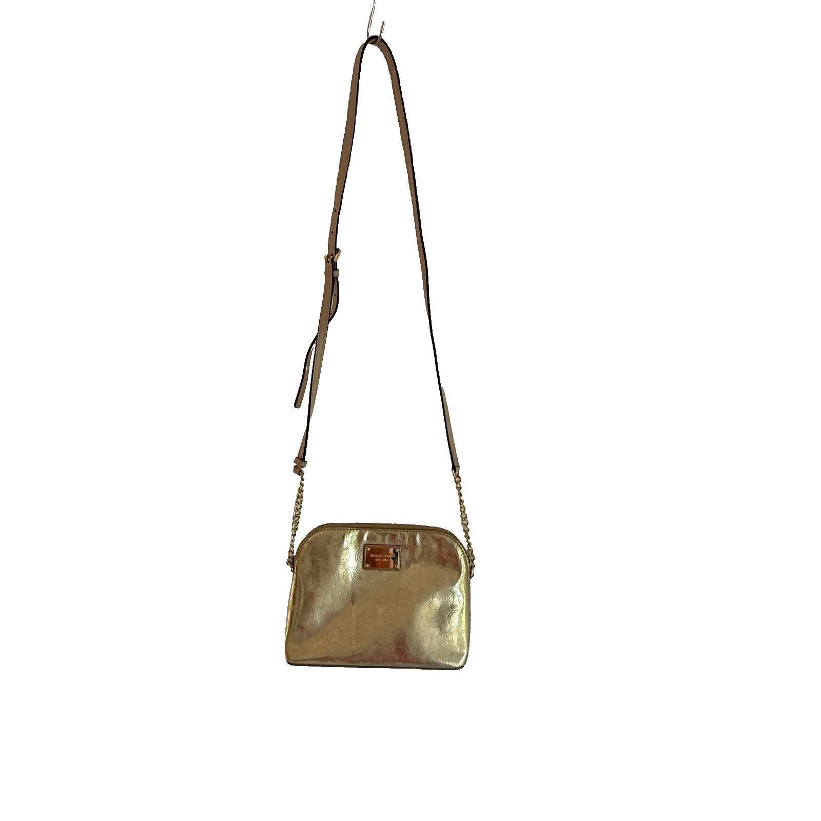 Michael Kors Crossbody Bag Gold With Adjustable Strap