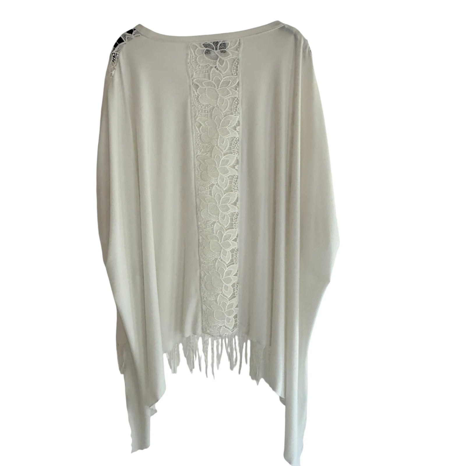 Joseph Ribkoff Crochet White Tunic. Size 14