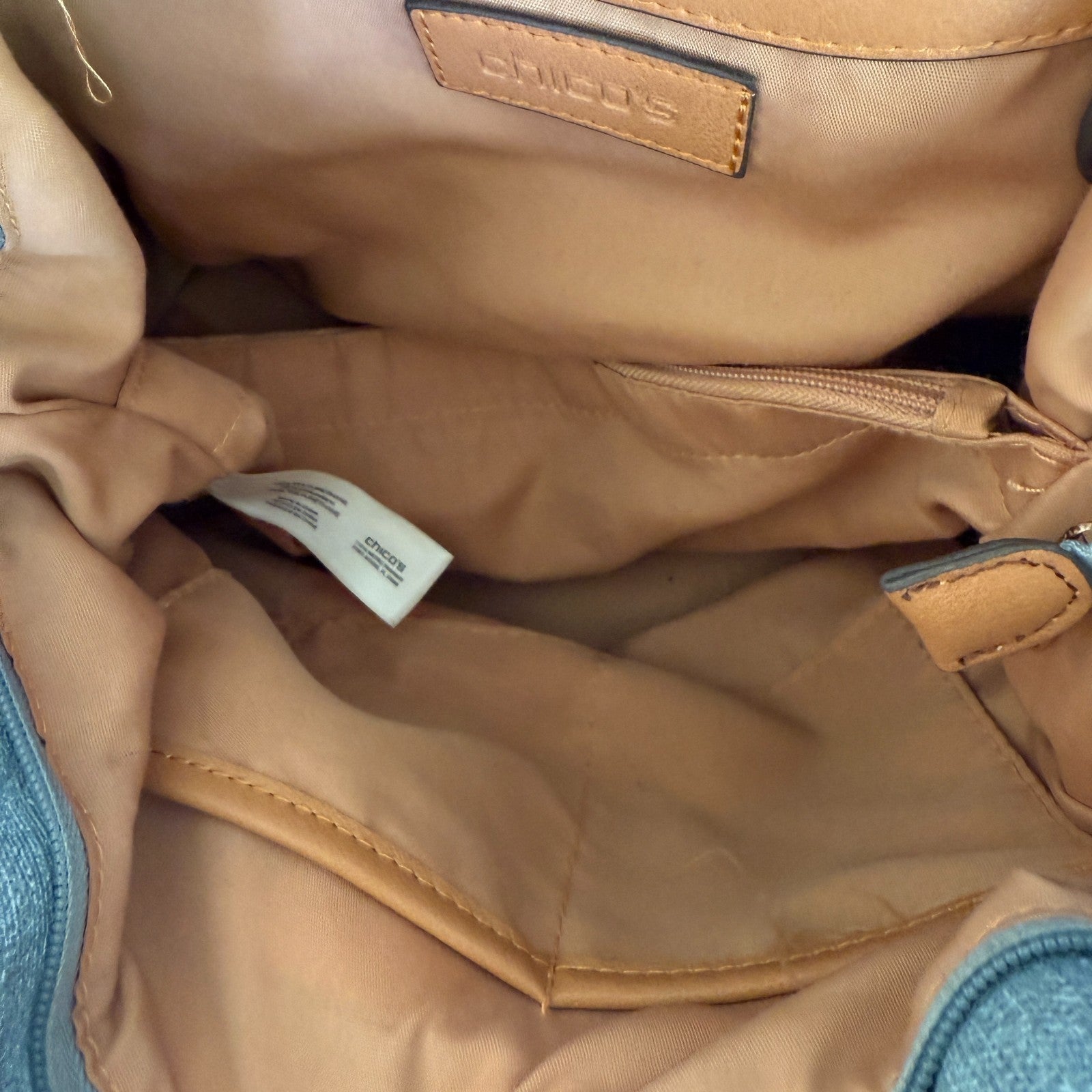 Chicos Denim Hobo Bag