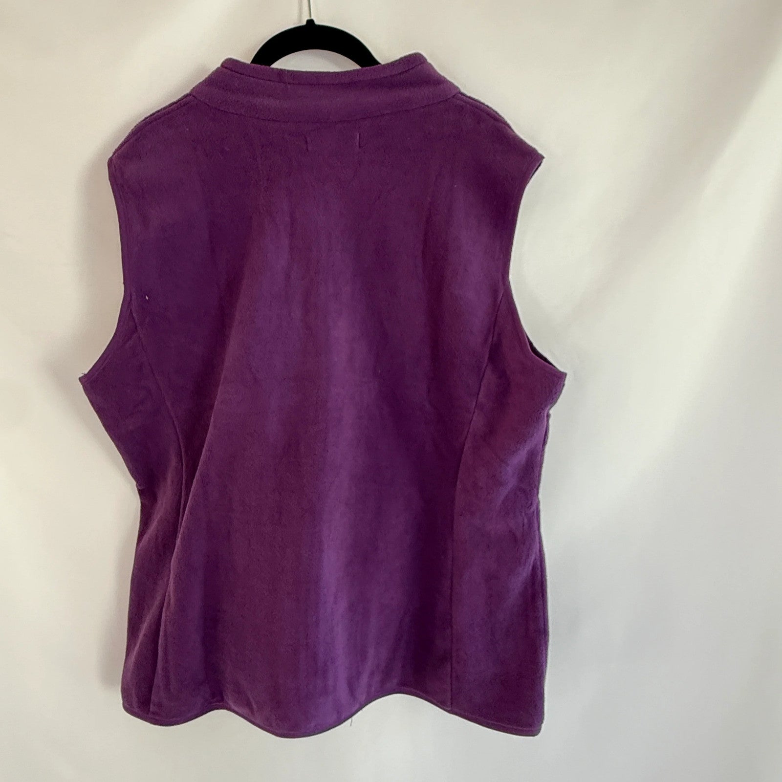Purple Fleece Vest Size XL