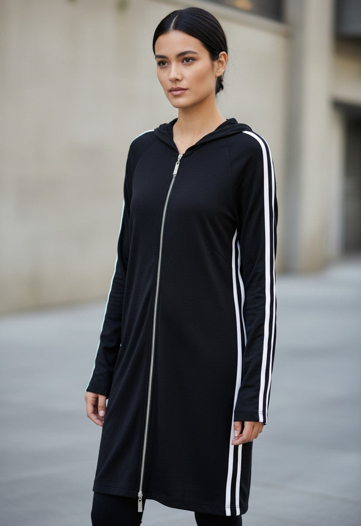 Frank Lyman Zip Front Sweater Dress Size L