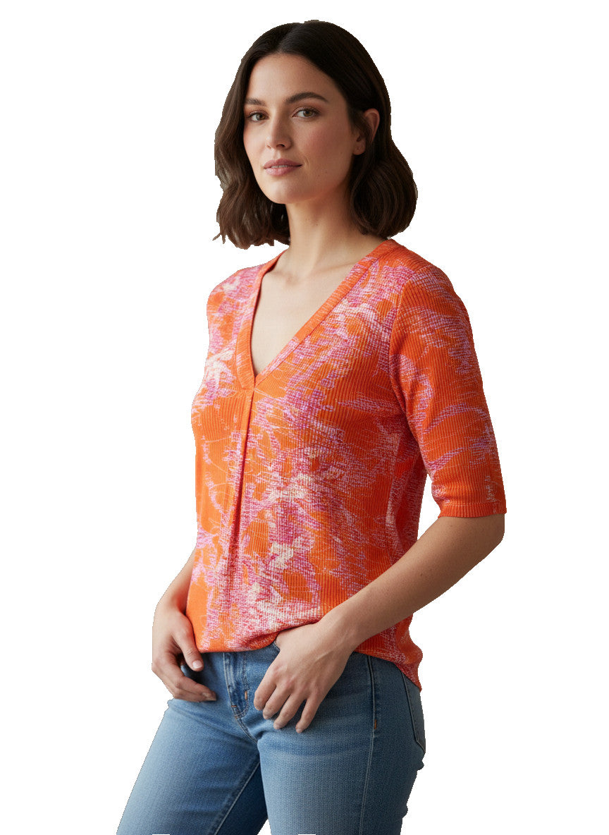 Finley Women’s Orang Poplin Cotton Blend  Blouse  Size M
