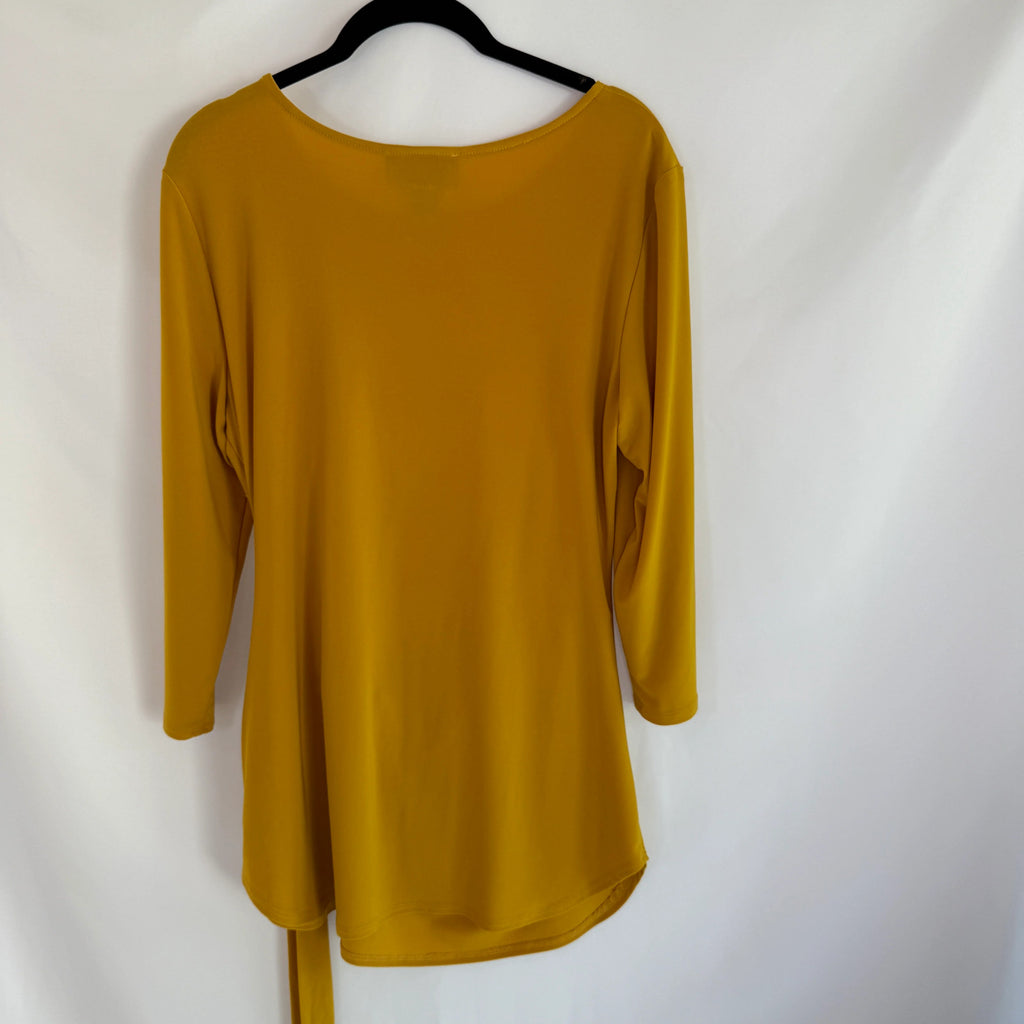Frank Lyman Gold Tunic Size 12