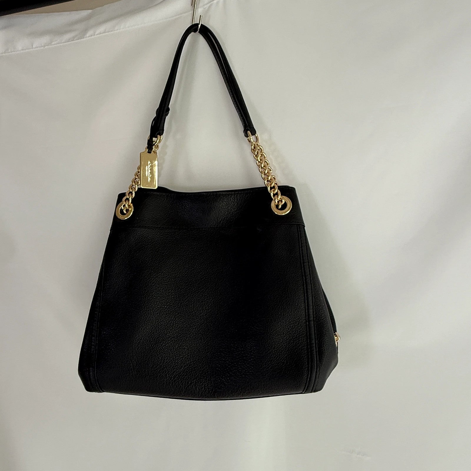 Coach Black Leather Shoulder Bag