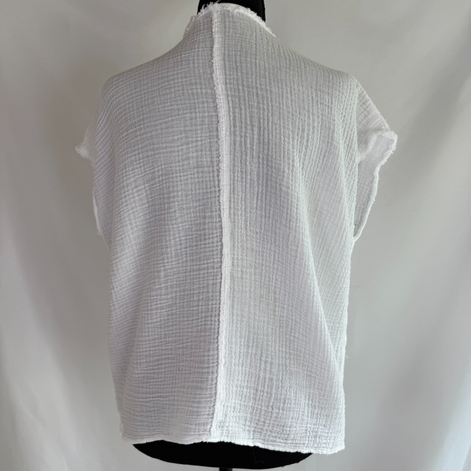 Michael Stars White Slub Tee Size L