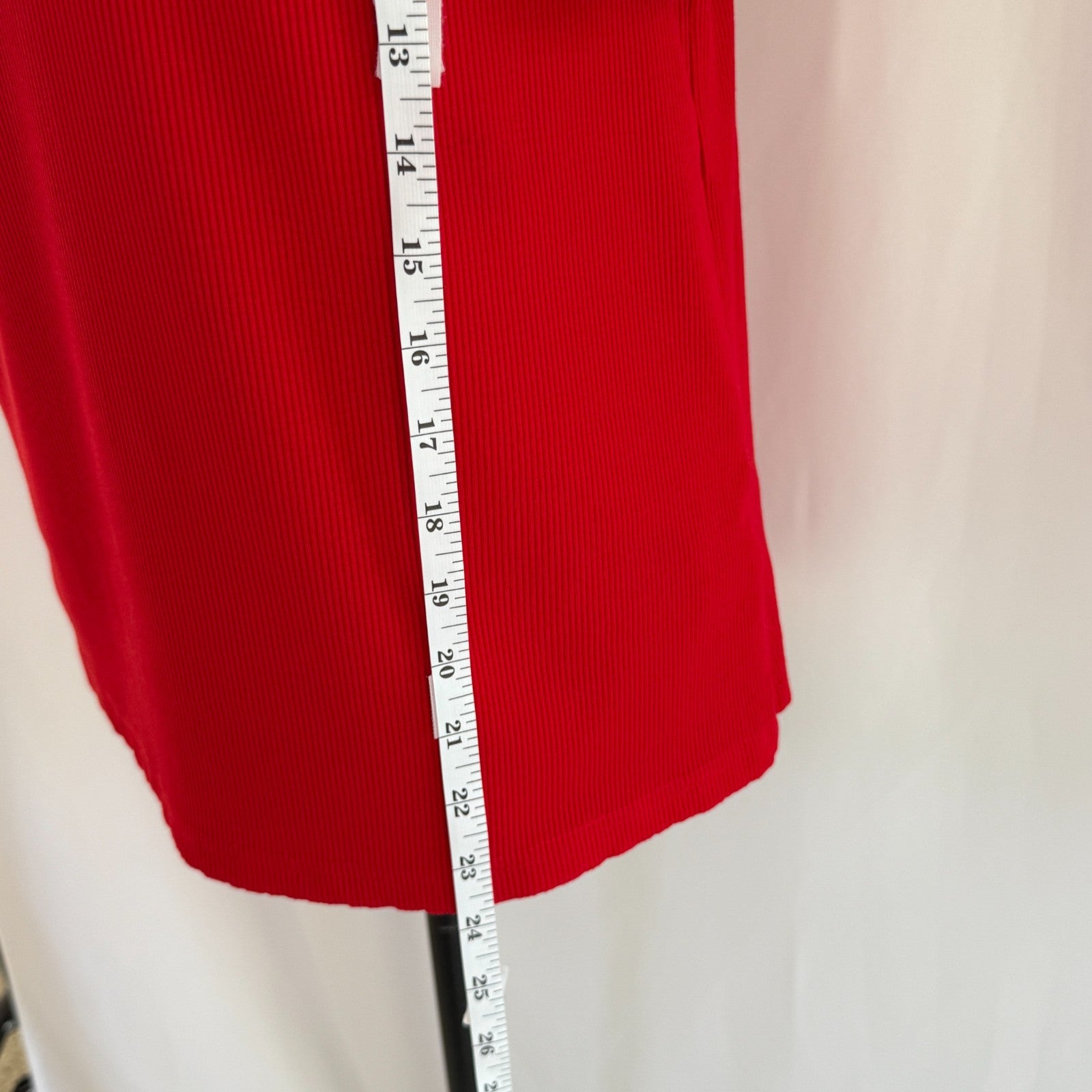 Tuckernuck Red Flutter Sleeve Tee Size L