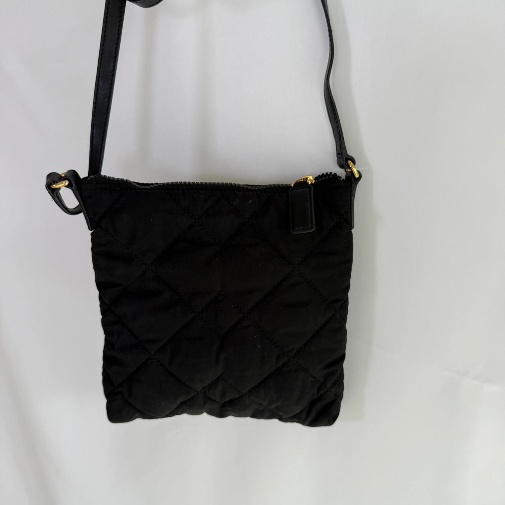 Marc Jacobs Black Crossbody Bag Crushed Nylon