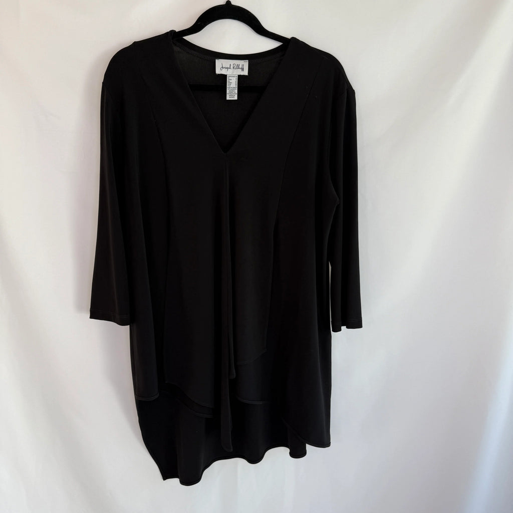 Joseph Ribkoff Black Tunic Size 16