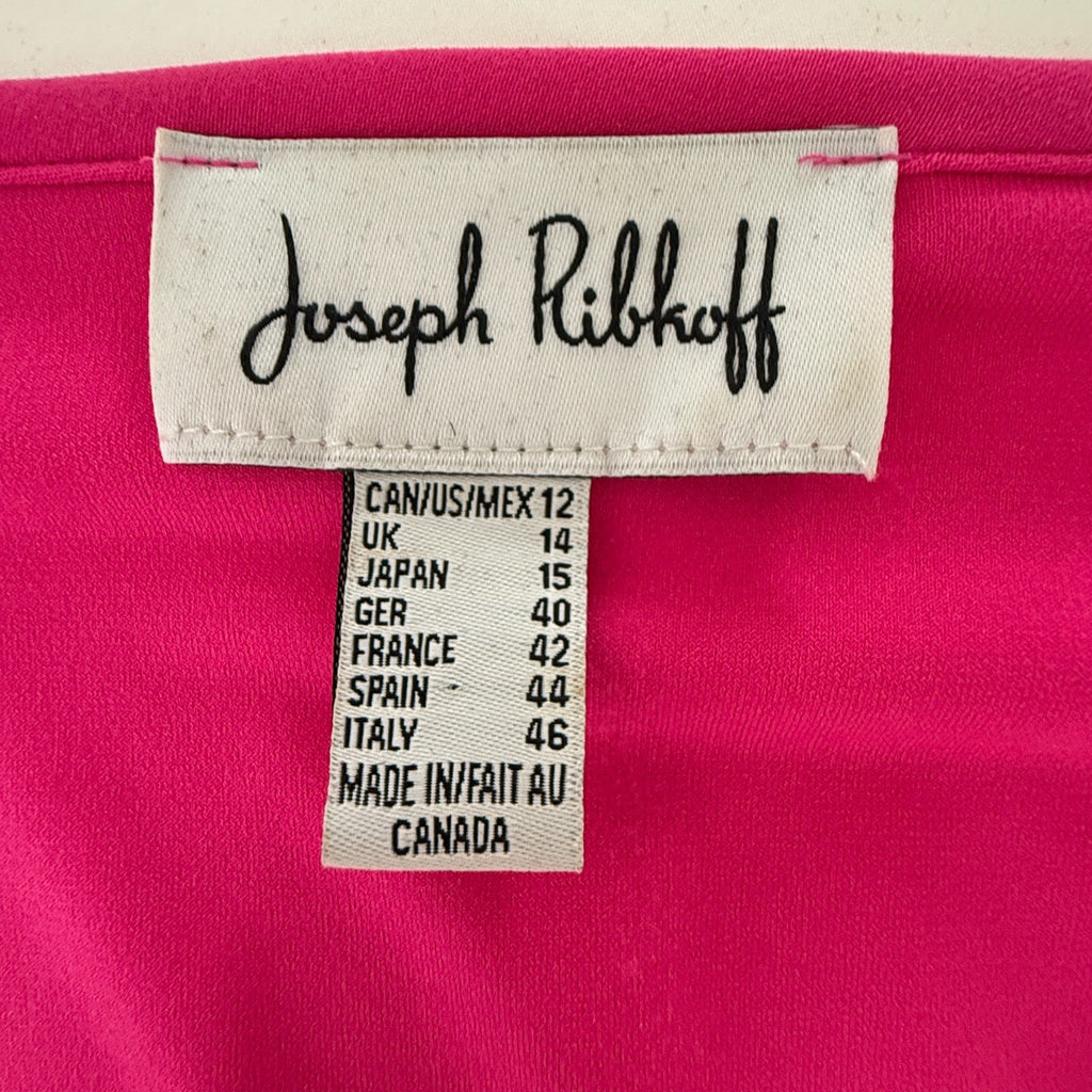 Joseph Ribkoff Hyper Pink Tunic Size 12