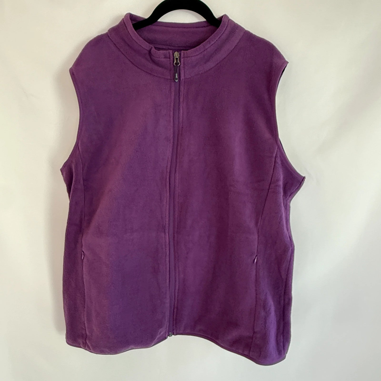 Purple Fleece Vest Size XL