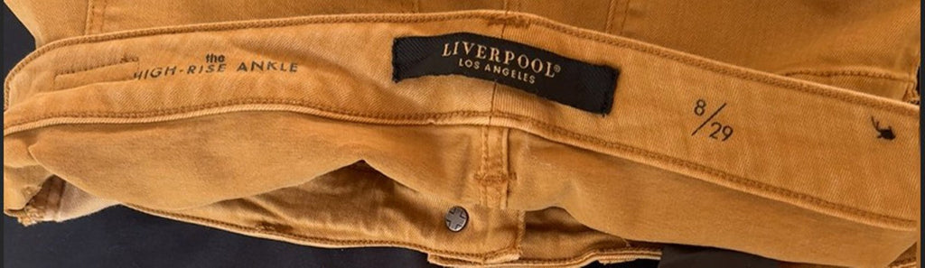 Liverpool The Skinny Jean Golden Ember Slim Fit Stretch Fabric S 8/29
