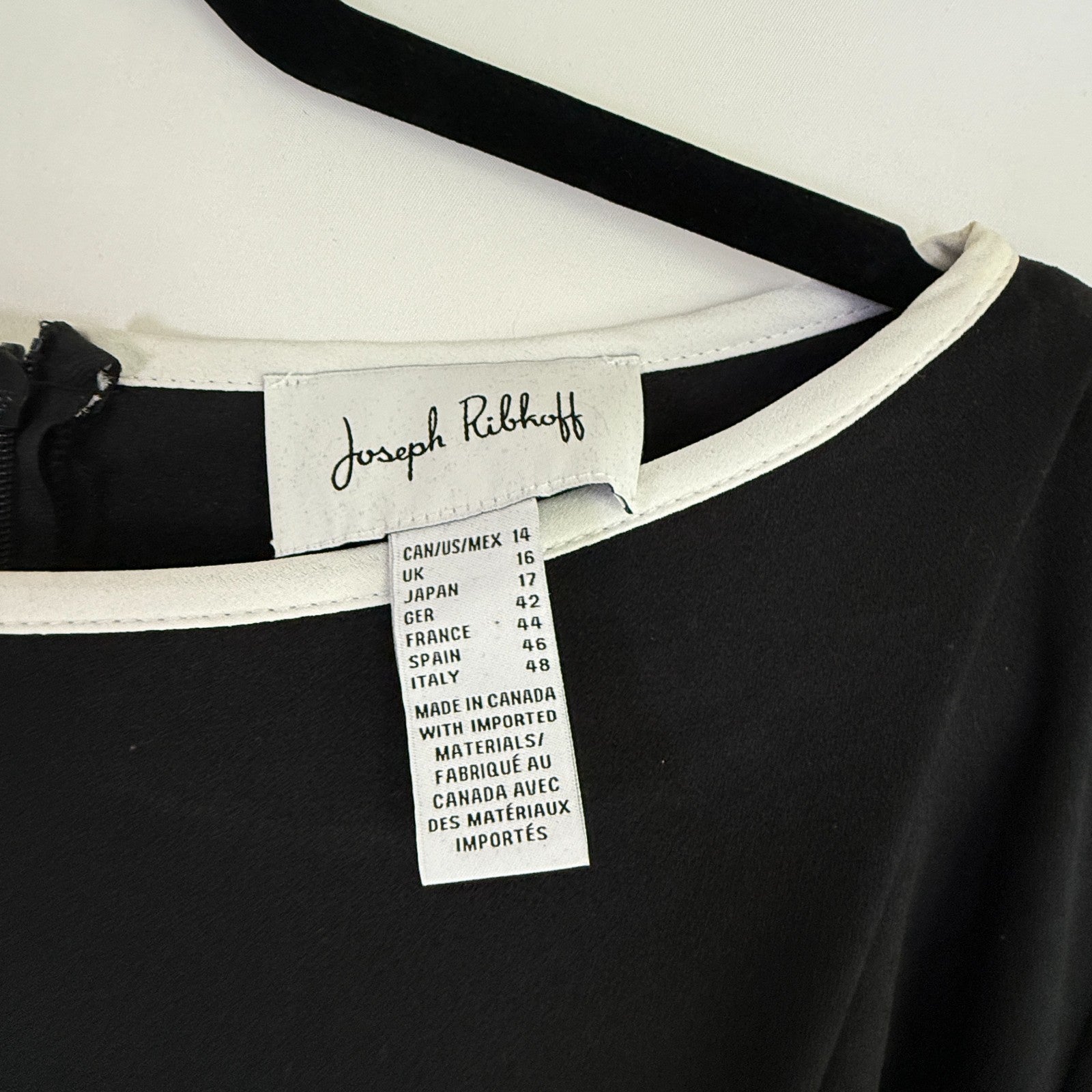 Frank Lyman Little Black Dress Size 14