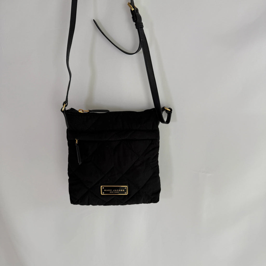 Marc Jacobs Black Crossbody Bag Crushed Nylon
