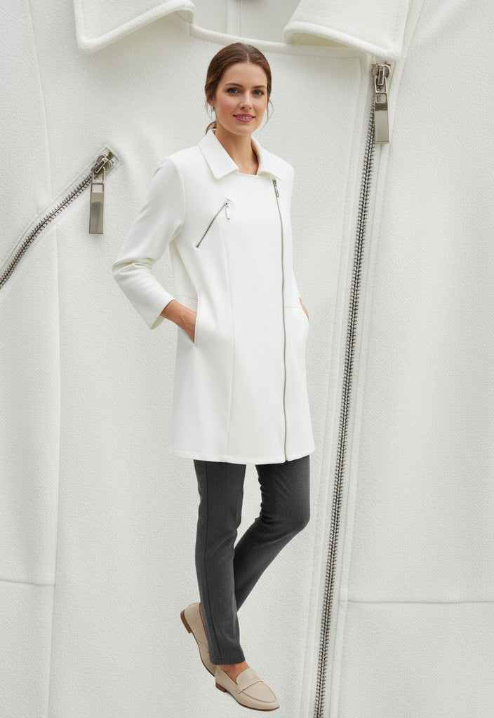 Very Smart Frank Lyman Zippered Jacket/Tunic Size Size 14