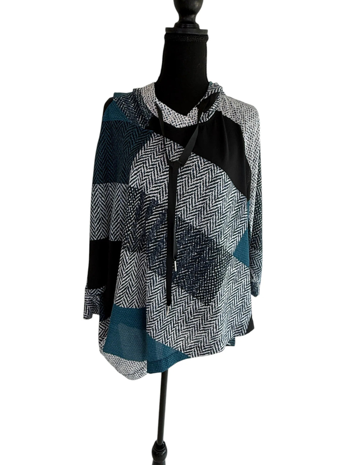 Joseph Ribkoff pancho top size 12