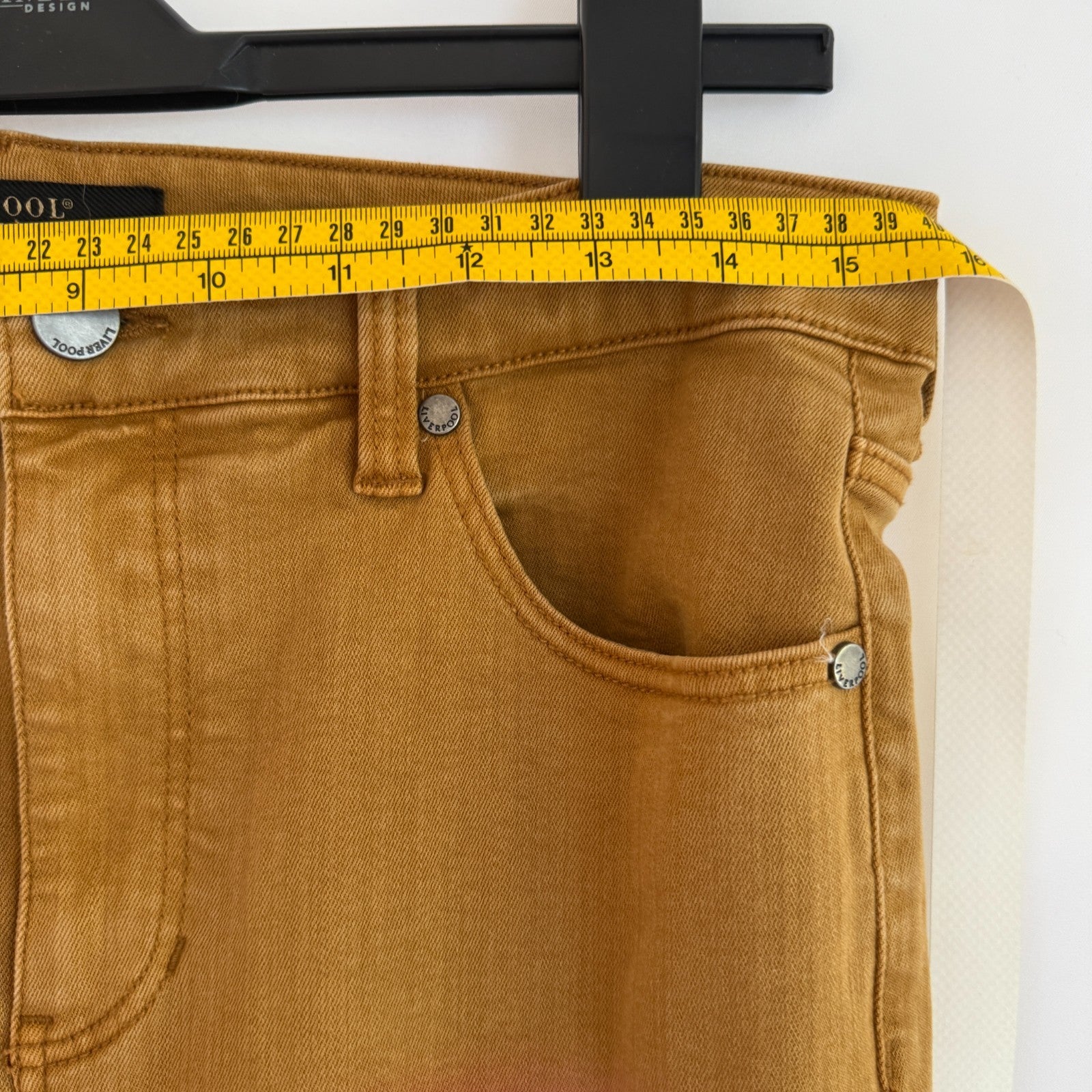 Liverpool The Skinny Jean Golden Ember Slim Fit Stretch Fabric S 8/29