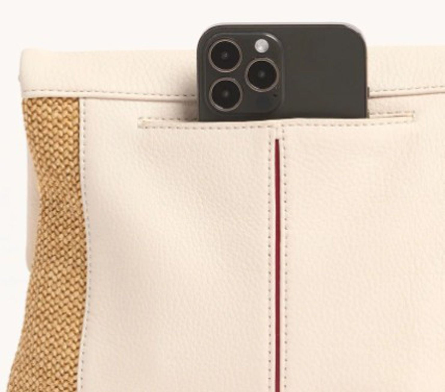 Hammitt Calla Lily Raffia/Brushed Gold Crossbody Bag